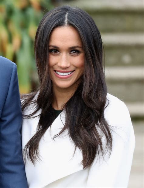 meghan markle real hair.